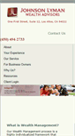 Mobile Screenshot of jlwealth.com